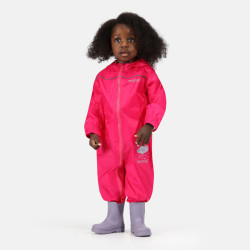 Combinaison pluie enfant - Puddle de Regatta - Rose