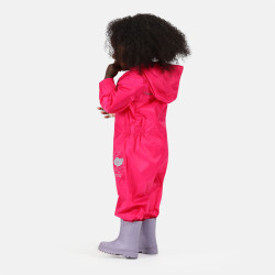 Combinaison pluie enfant - Puddle de Regatta - Rose