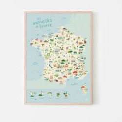 La Carte des merveilles de France - Papier Curieux
