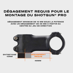 Selle avant Shotgun Pro enfant - Partie cycle vélo sur La Bécanerie
