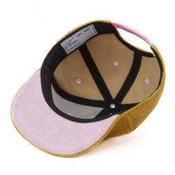 Casquette hiver enfant en velours Hello Hossy Sweet Honey dessous