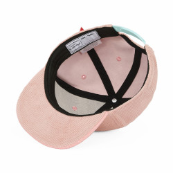 Casquette hiver enfant en velours - Hello Hossy - dessous