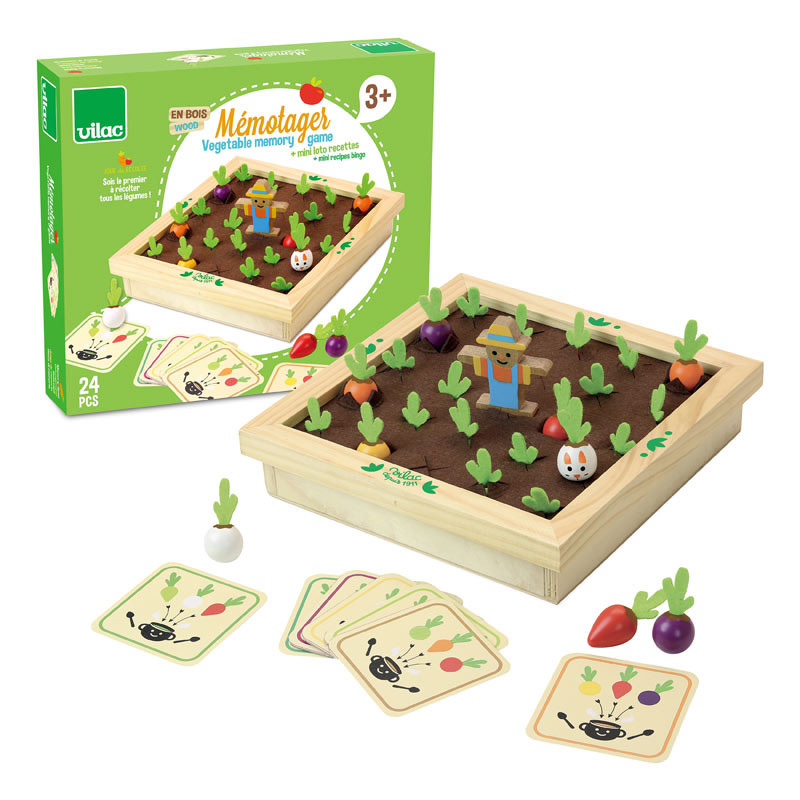 Jeu de mémoire Mémotager en bois