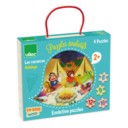 Puzzles en bois Vilac Les Vacances