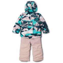 Ensemble neige enfant Columbia Buga - Dusty Pink dos