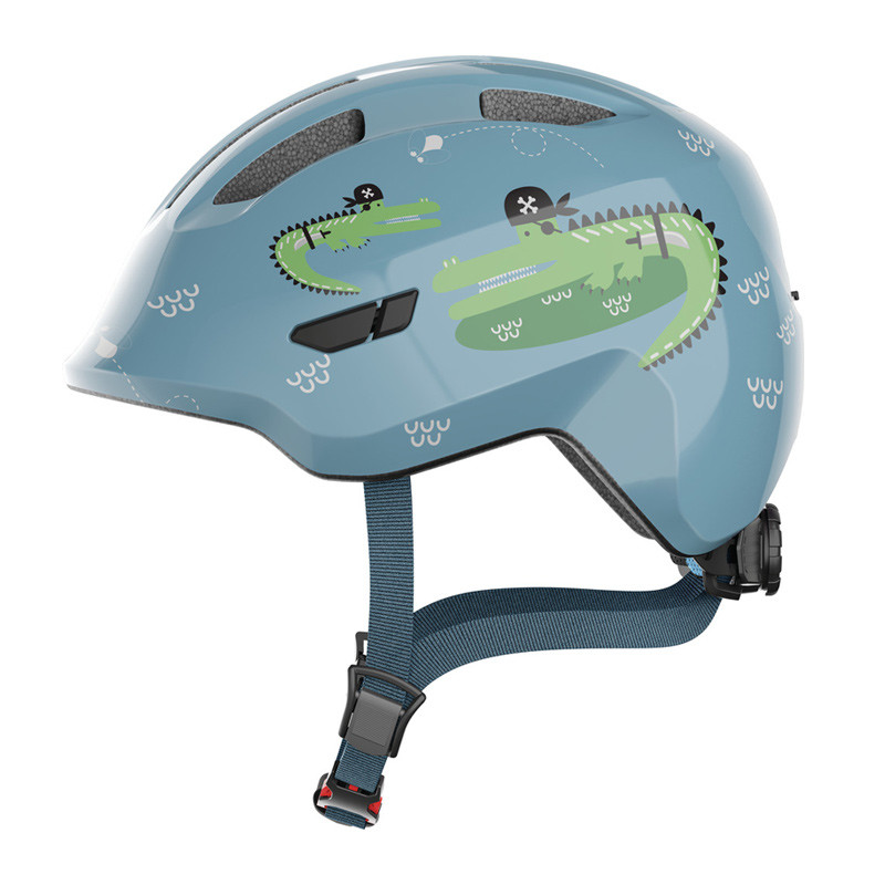 Casque vélo bébé - Abus Smiley 3.0 - Blue Croco