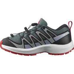 Chaussure de randonnée enfant Salomon - XA PRO 3D Junior - Du 31 au 39 - Stormy Weather / Zen Blue / Goji Berry