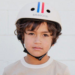 Casque vélo enfant Banwood - Crème