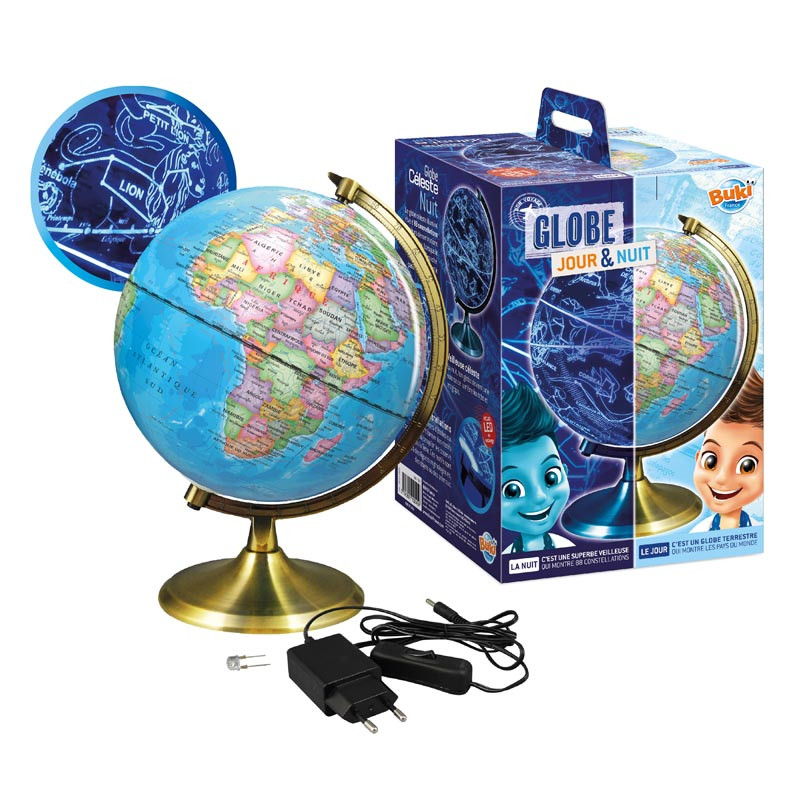 DELEND Globe terrestre Rose illuminé avec Support construit en 5 Couleurs  LED Night Light Géographie Facile à Lire pour Les Enfants et Adultes  30cm/11.8po : : Fournitures de bureau