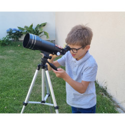 Télescope lunaire 30 activités - BUKI - noir, Jouet