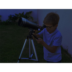 Télescope lunaire 30 activités - BUKI - noir, Jouet