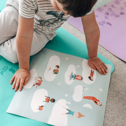 Tapis de Yoga enfant - Buki - Vert poster