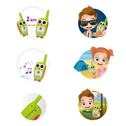 Talkie walkie junior Buki : adaptés pour les jeunes enfants