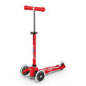 Trottinette Micro Mini Deluxe à LED - 2 à 5 ans - Rouge
