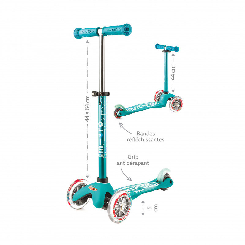 Trottinette 3 roues lumineuses 125mm TOPLIFE : la trottinette à Prix Trottinette 3 roues lumineuses 125mm TOPLIFE : la trottinette à Prix