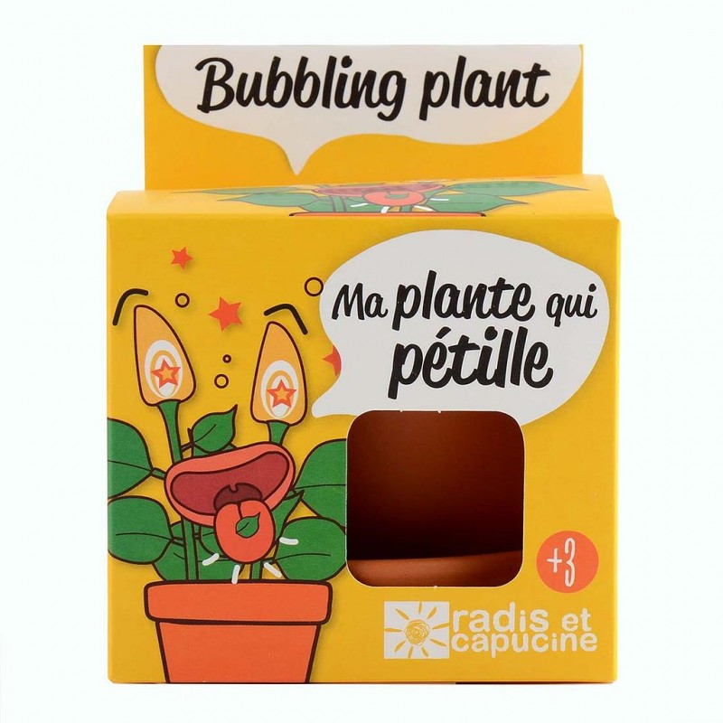 Plante qui pétille à faire pousser - Radis et Capucine