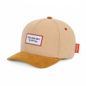 Casquette enfant en feutrine et daim - Hello Hossy - Melton Creamy
