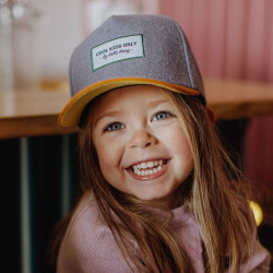 Casquette enfant Hello Hossy Feutrine Daim