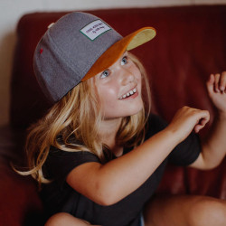 Casquette enfant Hello Hossy Feutrine Daim