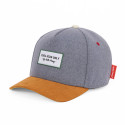 Casquette enfant en feutrine et daim - Hello Hossy - Melton Grey