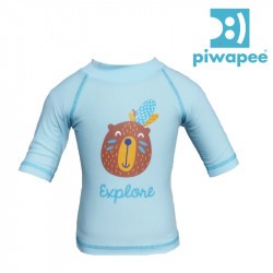 Top lycra bébé anti-UV Piwapee - Castor
