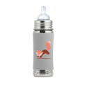 Biberon inox évolutif Pura - 325 ml - Fox