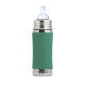 Biberon inox évolutif Pura - 325 ml - Mint