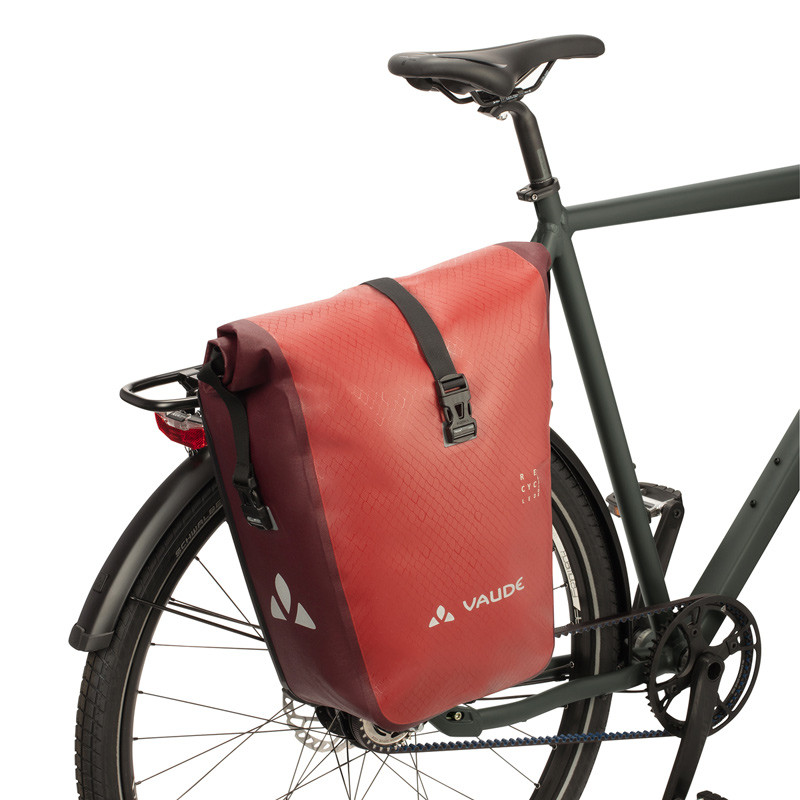 Vaude Aqua Back Sacoche Vélo Arrière Étanche Lava SE 48 L - Sacoche Porte-Bagages Robuste Et Imperméable
