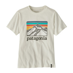 T-shirt enfant coton bio - Graphic Organic - Patagonia - Birch White