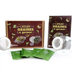 Coffret Graines à Germer Radis et Capucine