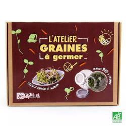 Coffret Graines à Germer Radis et Capucine