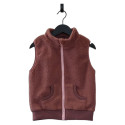 Polaire sans manche enfant - Ducksday - Dark Rose / Pink