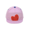 Casquette plate enfant - Little Gang - Lassig - Heart Lavander