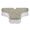 Lot de 2 bavoirs manche longue - Lassig - Little Forest Renard