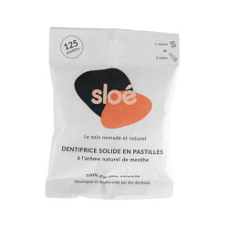 Pastille de dentifrice bio sloé