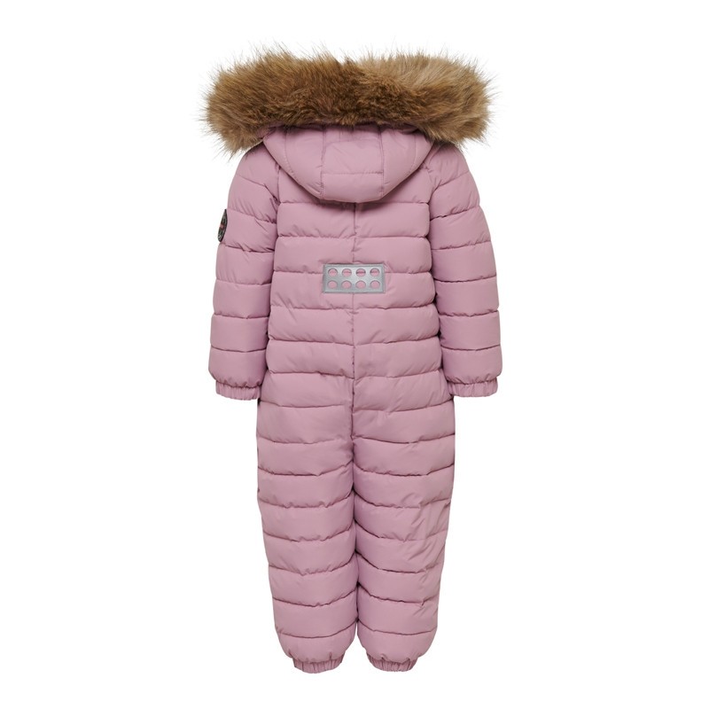 Combinaison doudoune bébé et enfant - Légo - 12 mois au 4 ans - Rose
