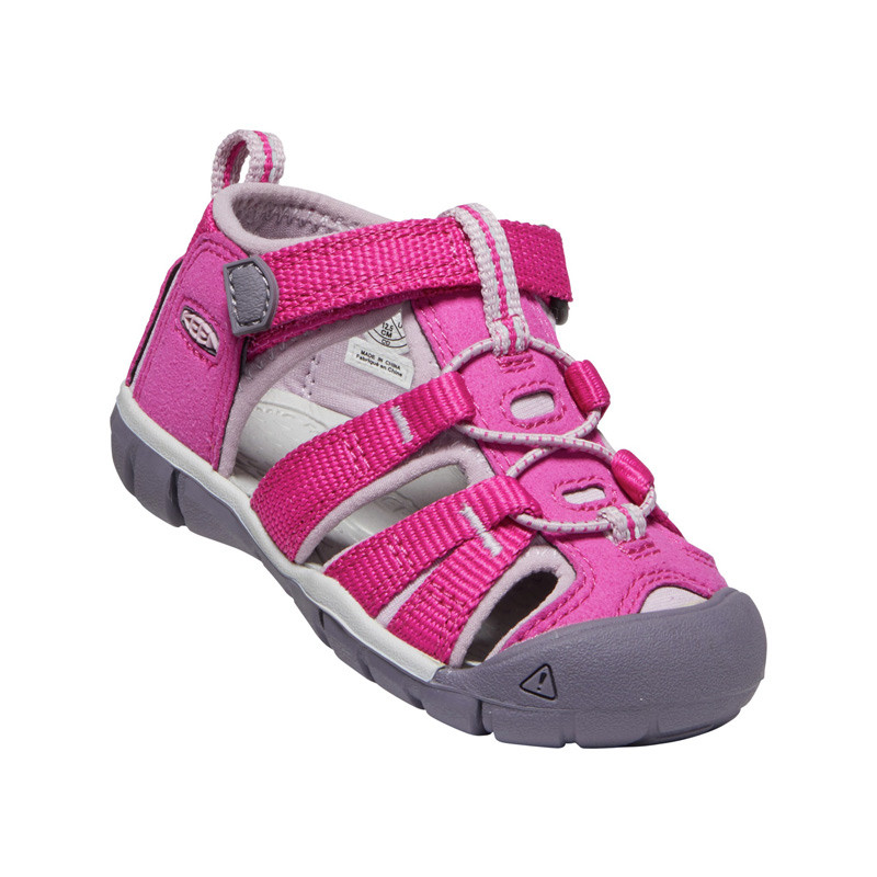 Sandales de marche bébé - Keen Seacamp - Very Berry / Dawn Pink
