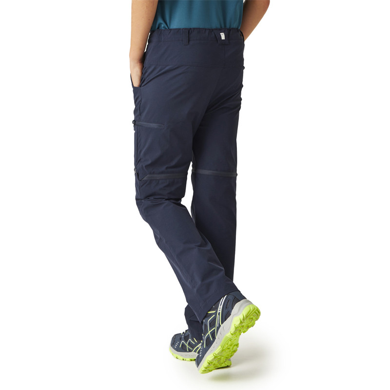 Regatta Pantalon De Marche Highton Stretch Zip-Off Enfant - Pantalon Randonnée Garçon Extensible Imperméable