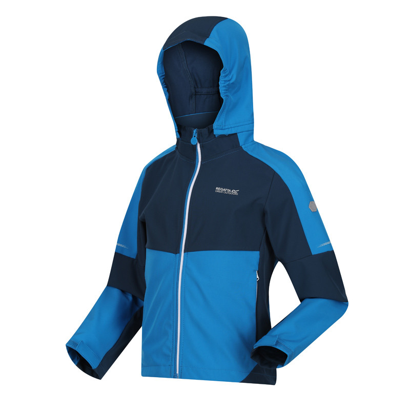 Veste softshell garçon Acidity de Regatta - Indigo blue / Blue wing