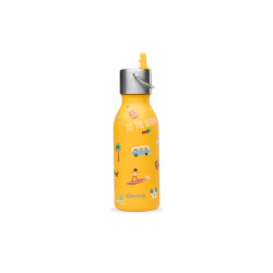 Gourde Qwetch inox isotherme - 350ml - Honolulu - Curry