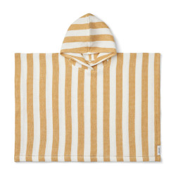 Poncho Paco - Liewood - Stripes : White / Yellow Mellow