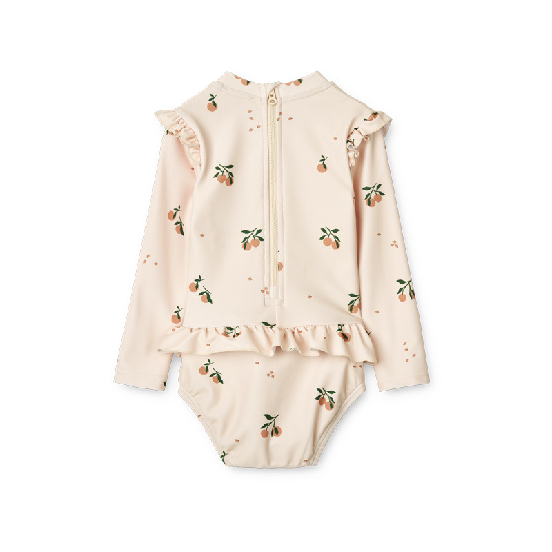 Maillot De Bain Sirène 3 Pièces Fille - Manches Longues Anti-UV, Pour 4-11 Ans !