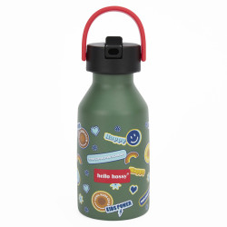 Gourde Hello Hossy - Isotherme 350 ml - Smiley