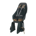 Siège vélo arrière Urban Iki - Fixation porte bagage - Noir / Marron