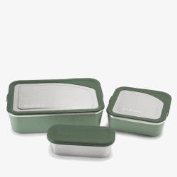 Set de 3 boites inox - Food Box set - Klean