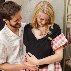 Porte-bébé hybride - Noir