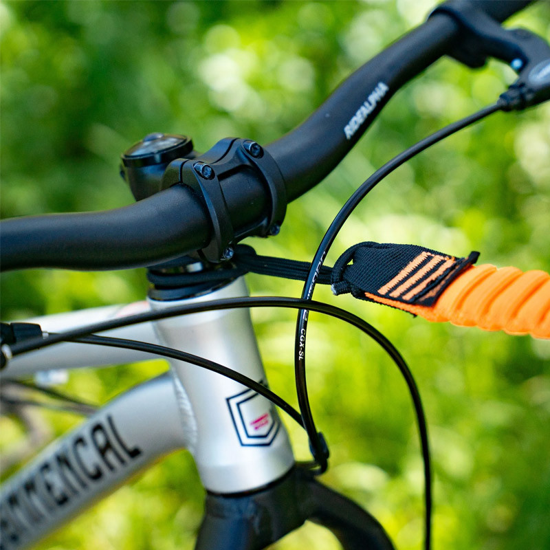 Sangle De Remorquage Vélo Enfant Raweao - Longueur 3 M, Capacité 225 Kg, élastique, Pour VTT Et Balades Familiales