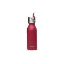 Gourde Qwetch inox isotherme - 350ml - Matt - Grenat