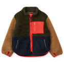 Polaire enfant sherpa Nolan - Liewood - Army brown multi mix