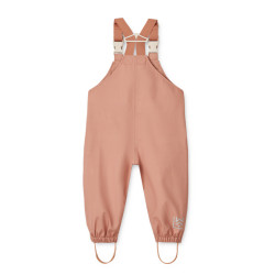 Pantalon De Pluie Enfant Imperméable Avec Bretelles - Salopette Pour Jeux De Boue, Plage, Activités Extérieures (bandes Réfléchissantes)